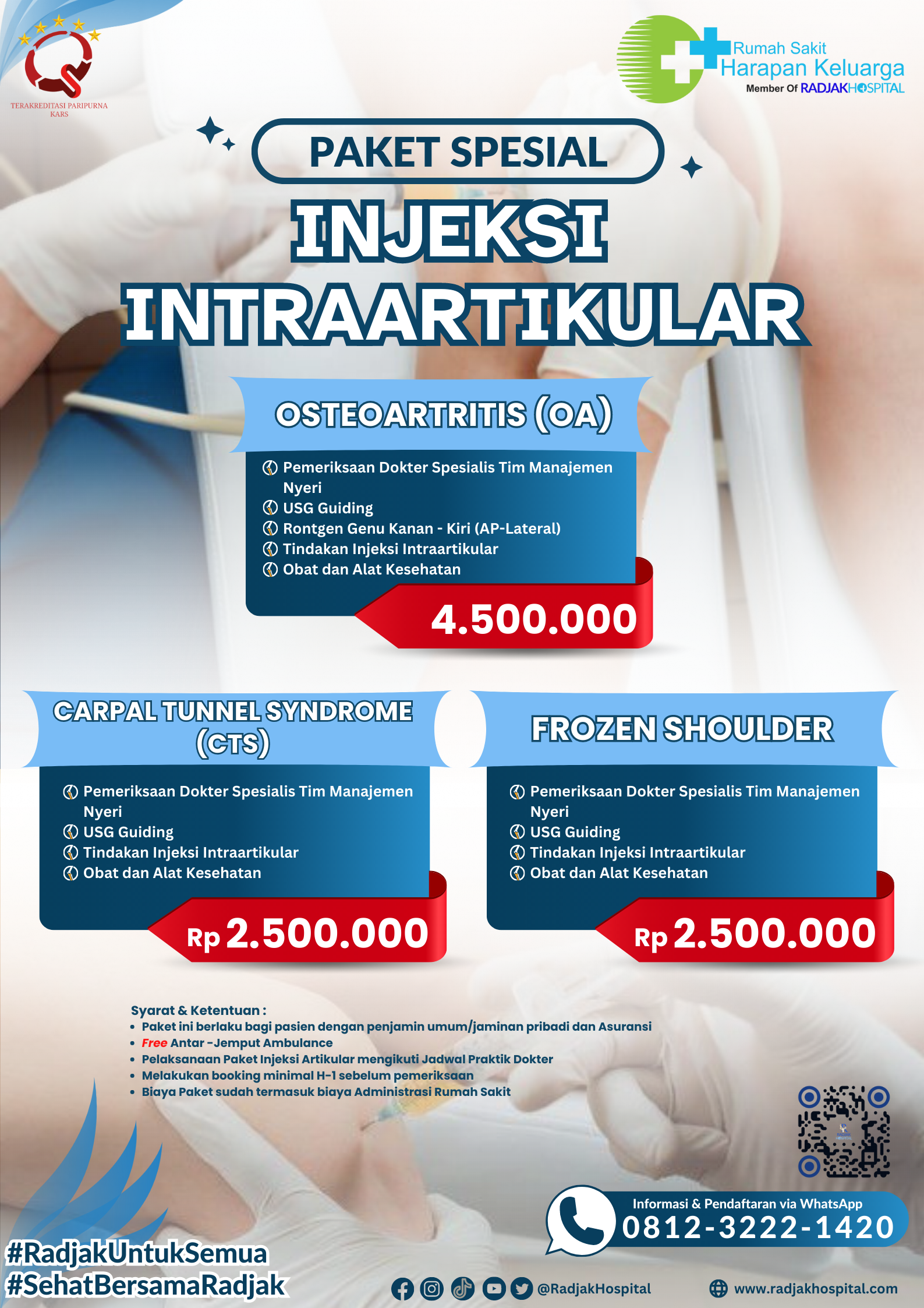 sub-Paket Spesial Injeksi Intraartikular